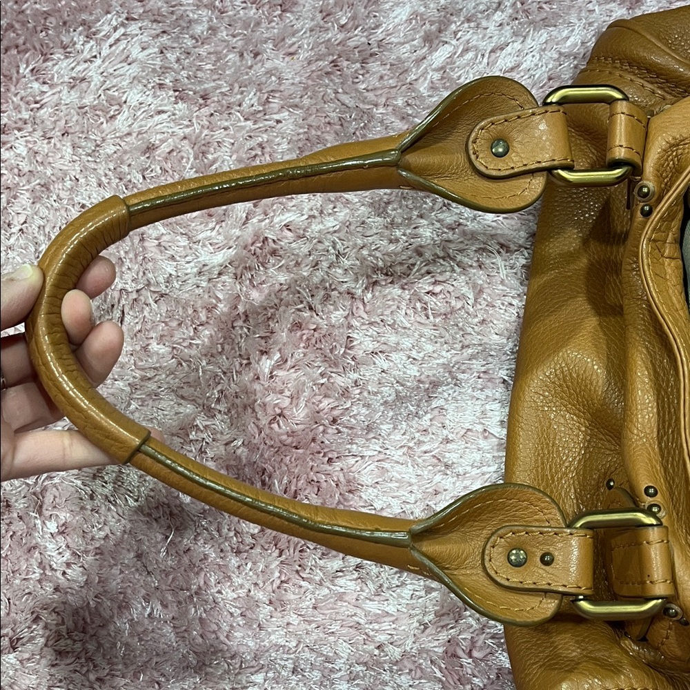 Chloe Paddington Lock Tan Leather Handbag - Picture 10 of 11